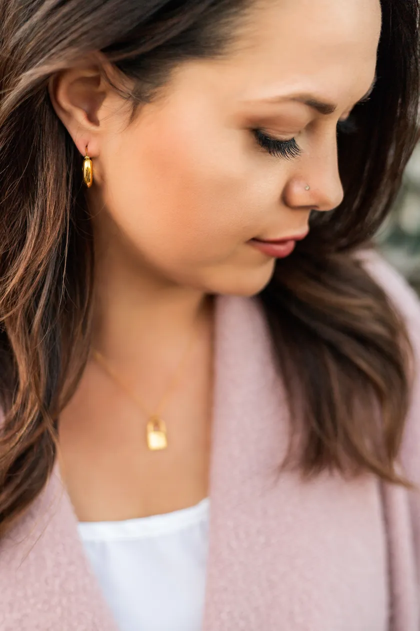 Chunky Gold Hoops