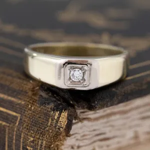 Chunky Swiss Cut Diamond Solitaire