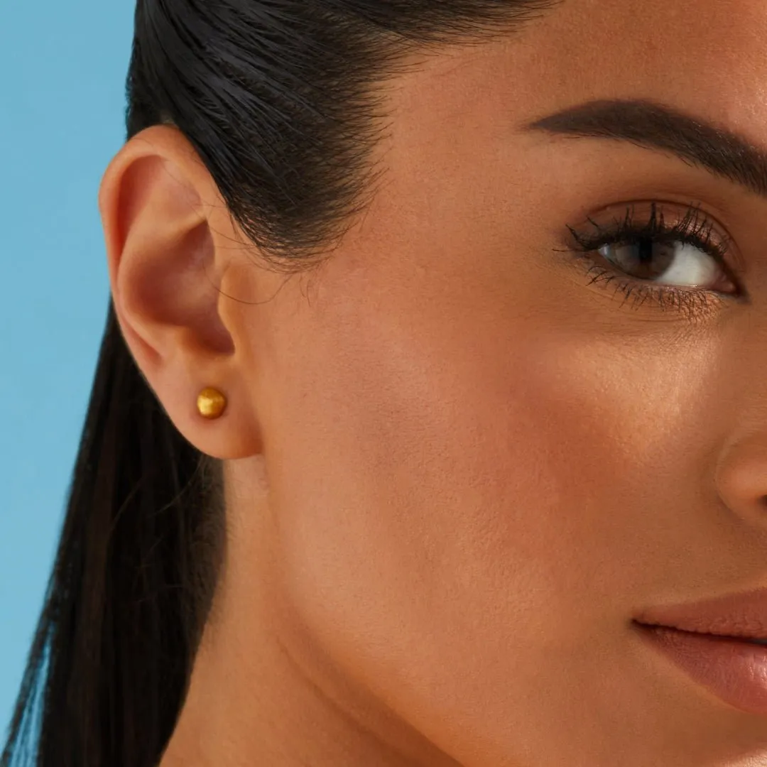 Circle Stud Earrings