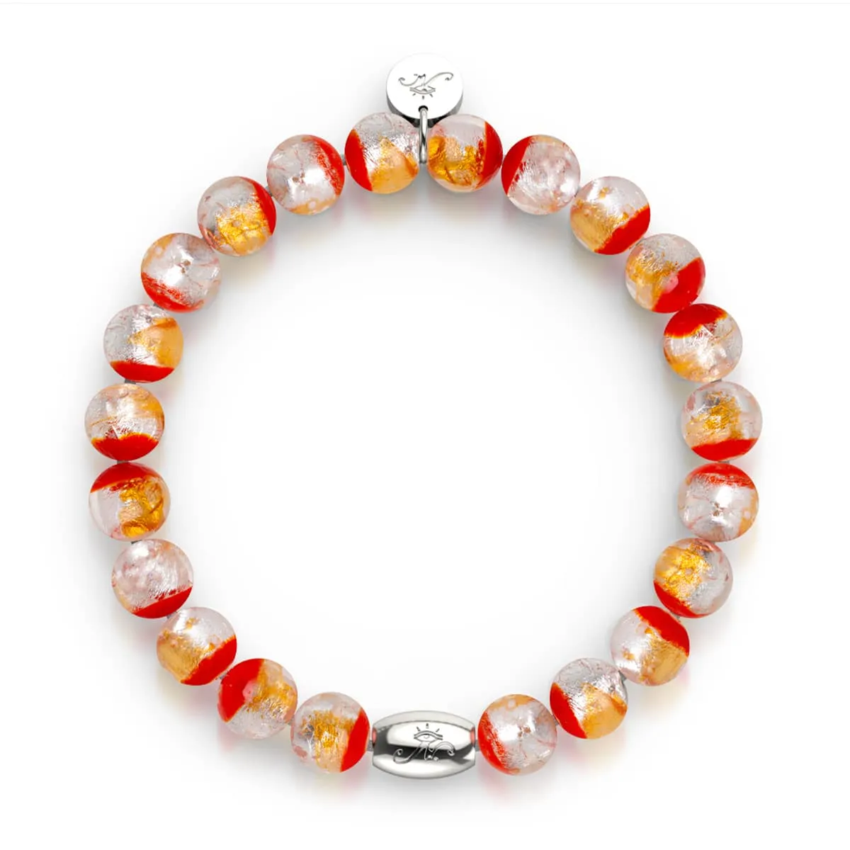 Cupid's Arrow | .925 Sterling Silver | Lunar Glass Bracelet
