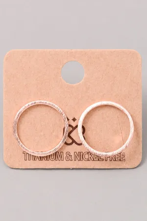 Dainty Circle Studs