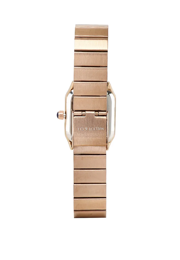 Dana Rose Gold Stainless Steel Analog Watch (Salmon)