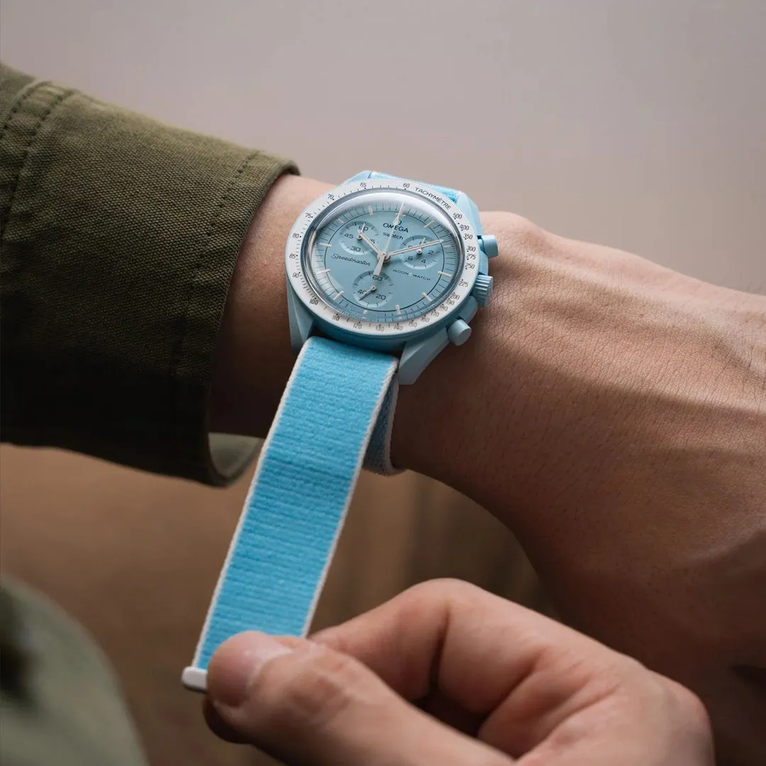 Delcro Baby Blue/White
