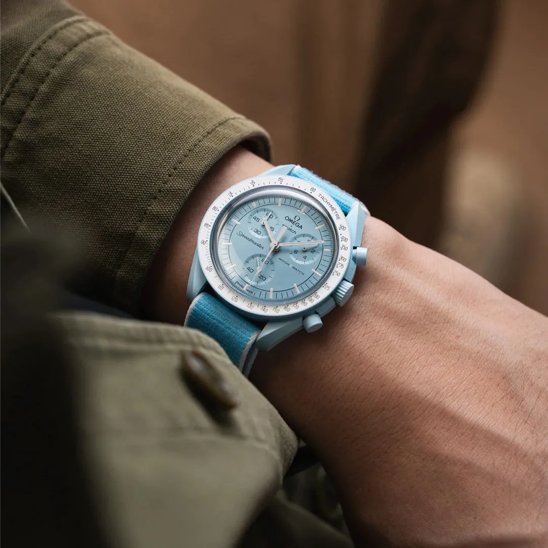 Delcro Baby Blue/White