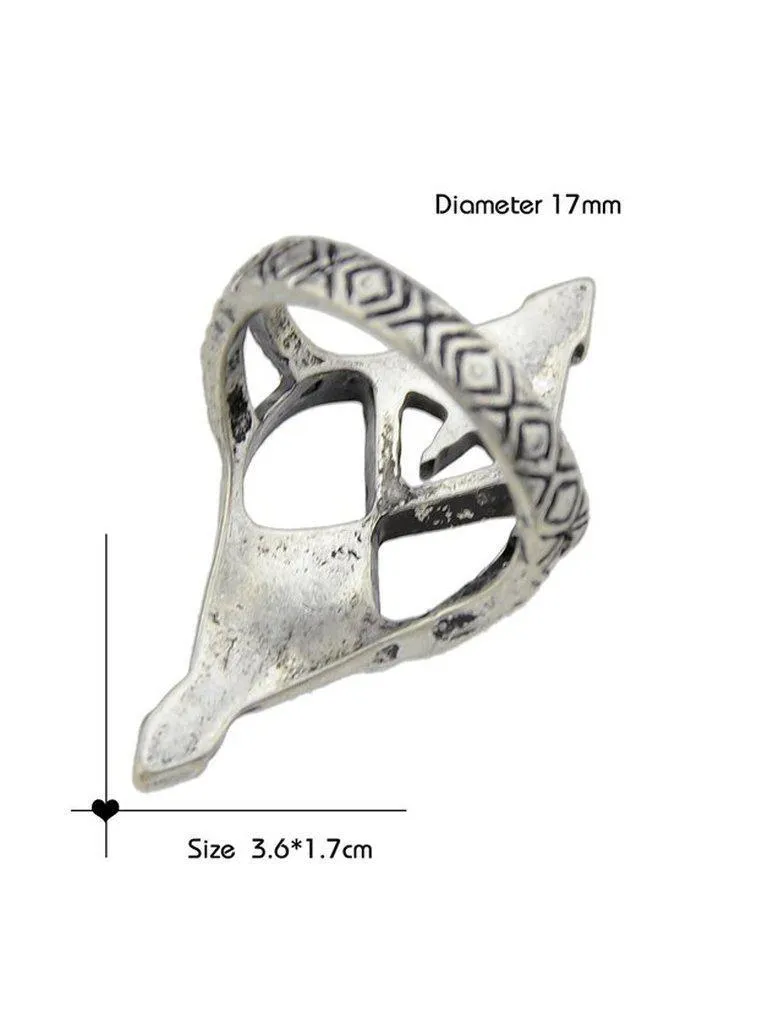 Diamond Hollow Ring