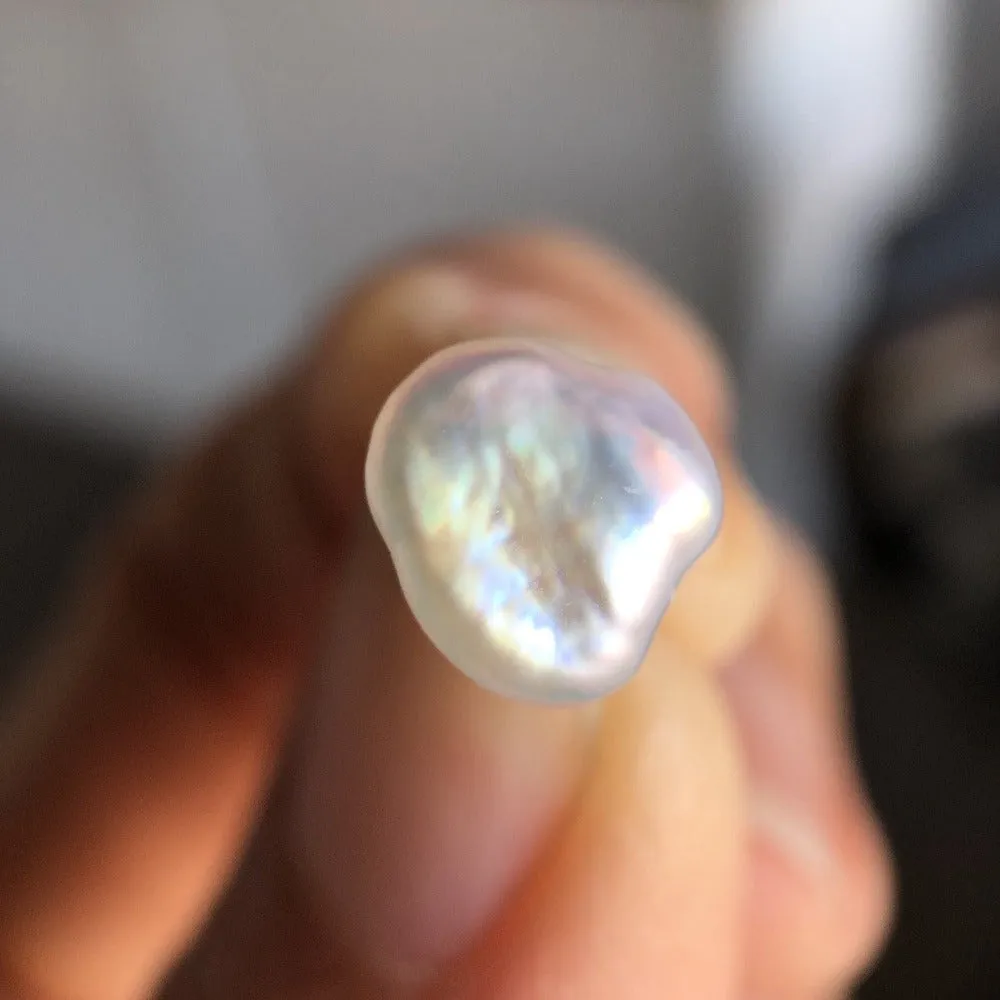 Diamond Lagniappe Pearl Stud Earrings