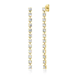 Diamond Link Earrings