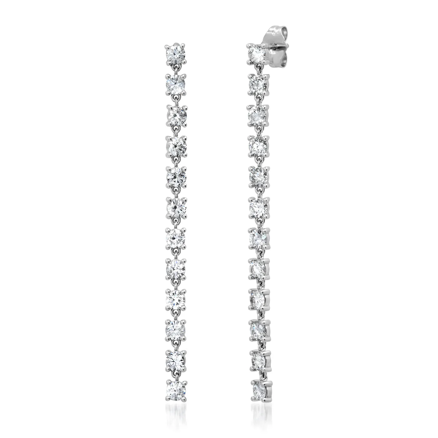 Diamond Link Earrings