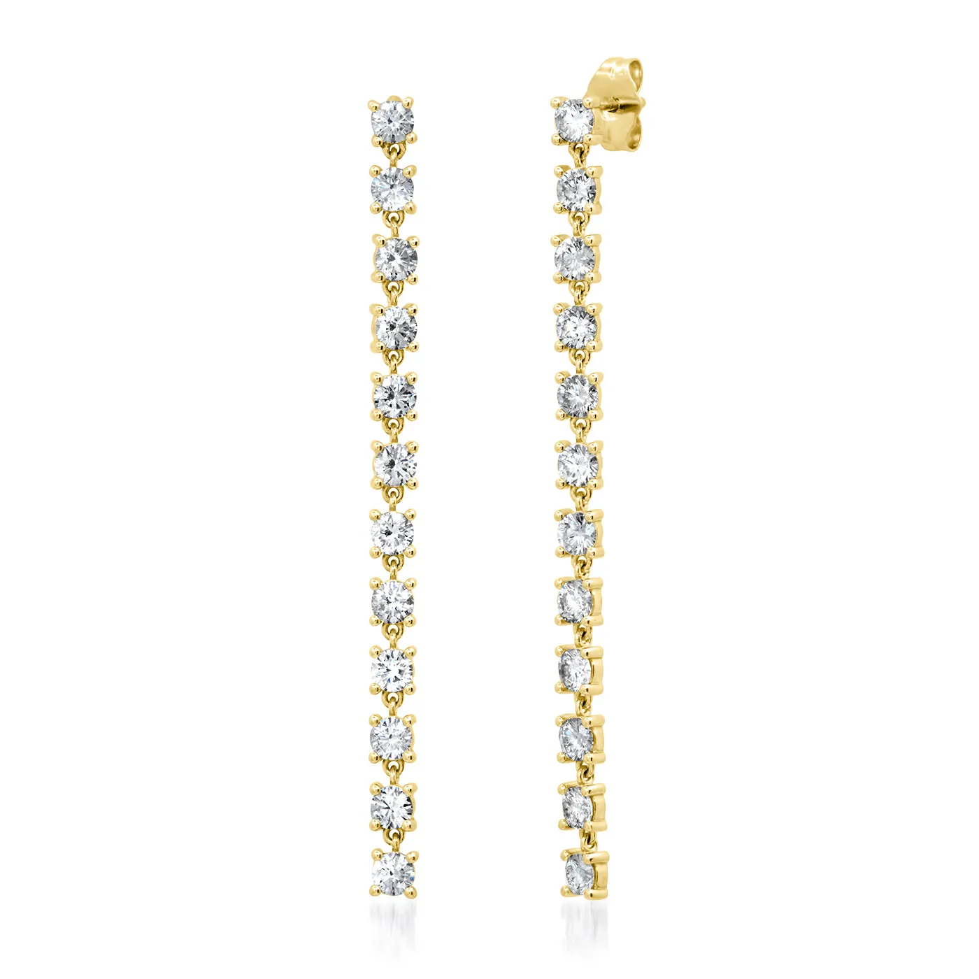 Diamond Link Earrings