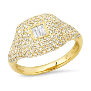 Diamond Signet Ring