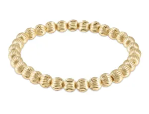 Dignity Gold 6mm Bead Bracelet