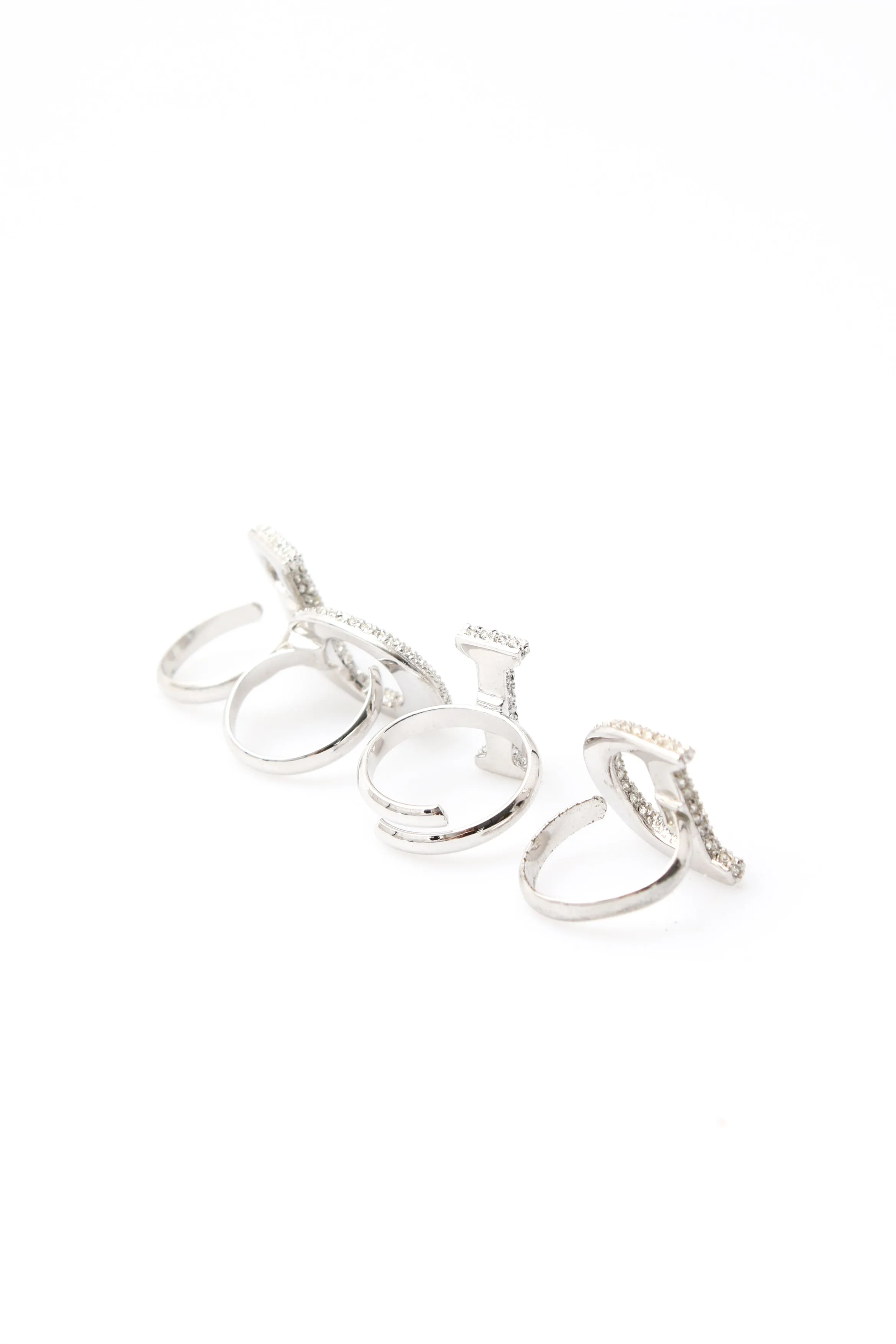 Dior Spellout Crystal Rings