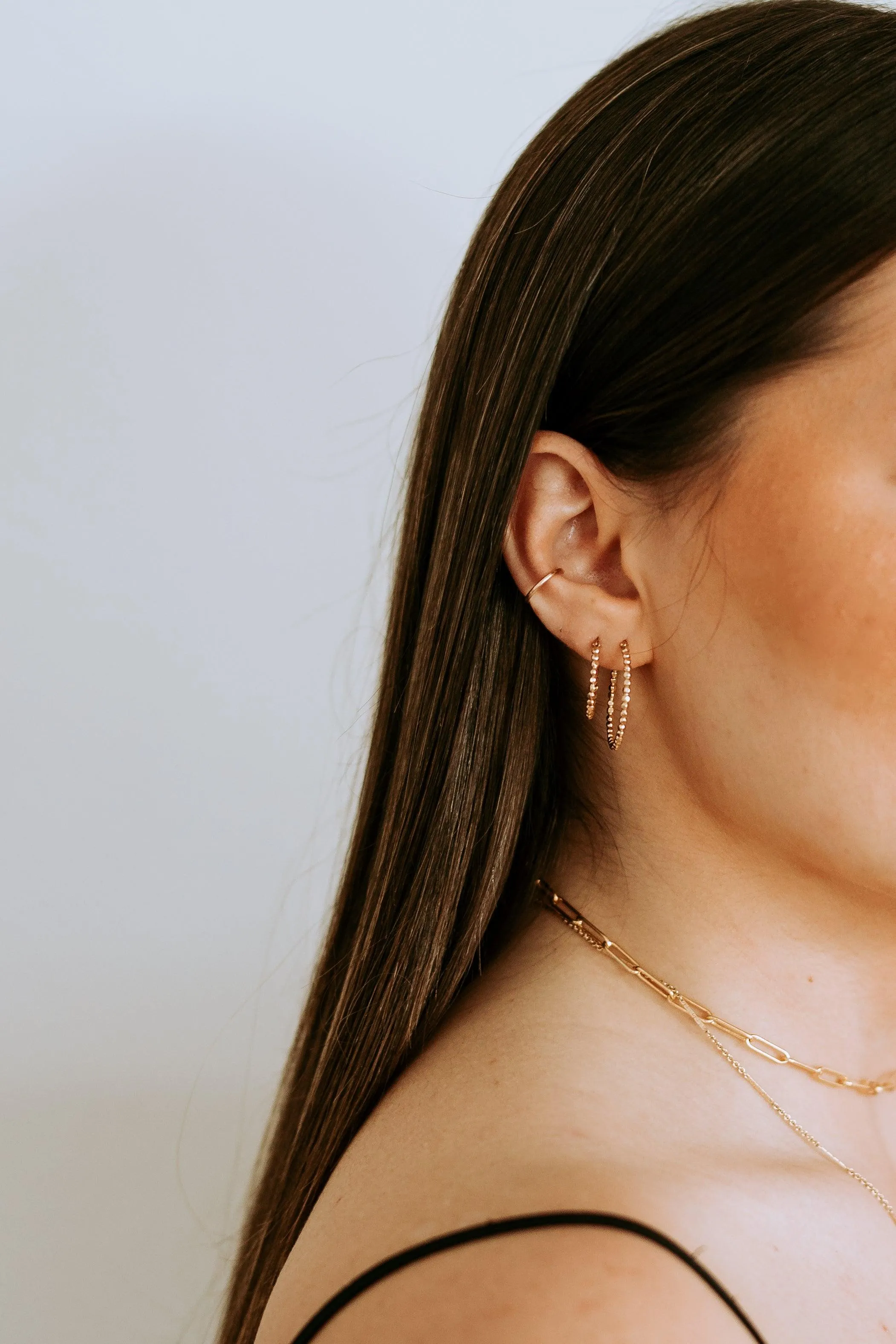 Dot Hoop Earrings