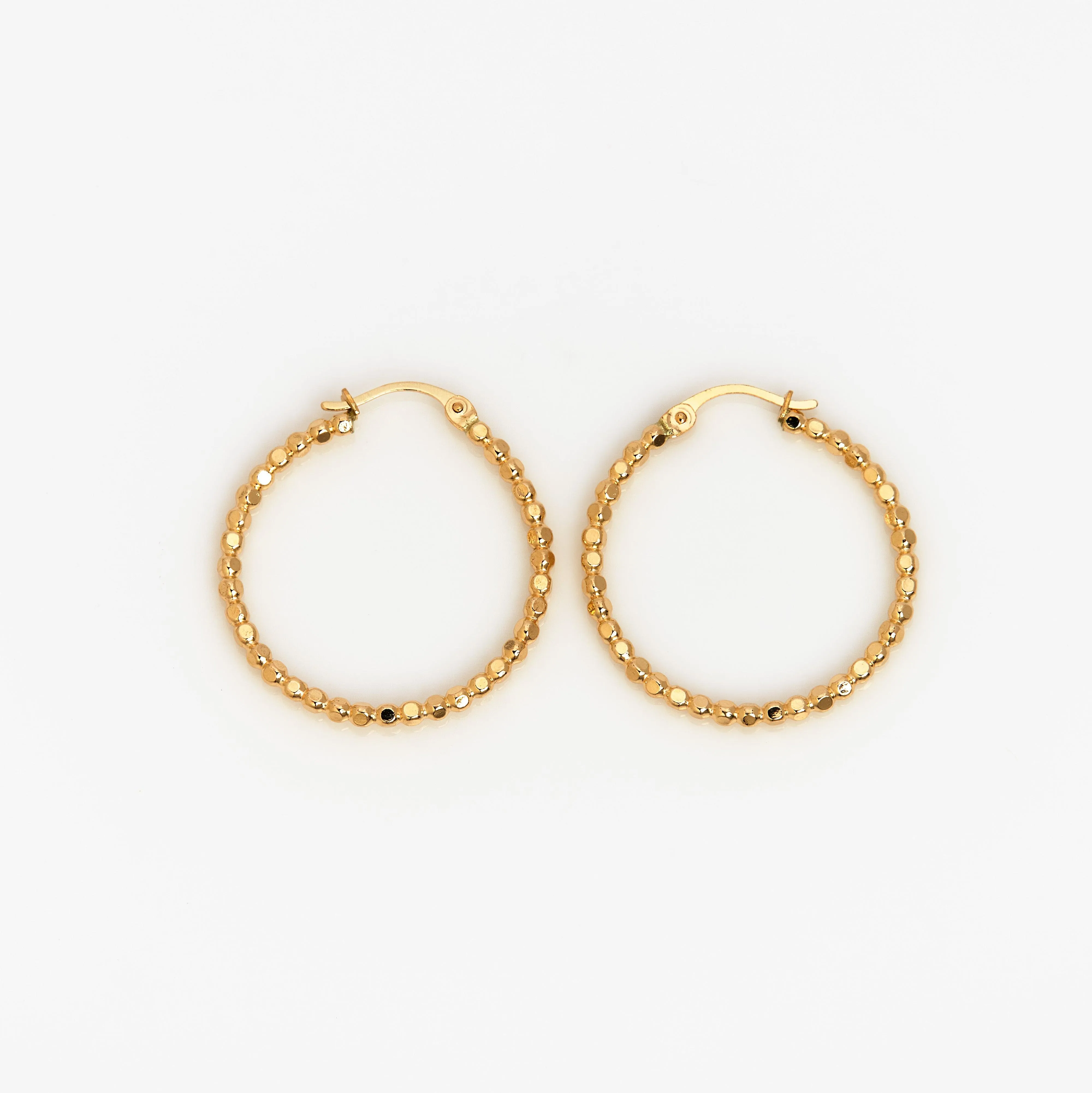 Dot Hoop Earrings