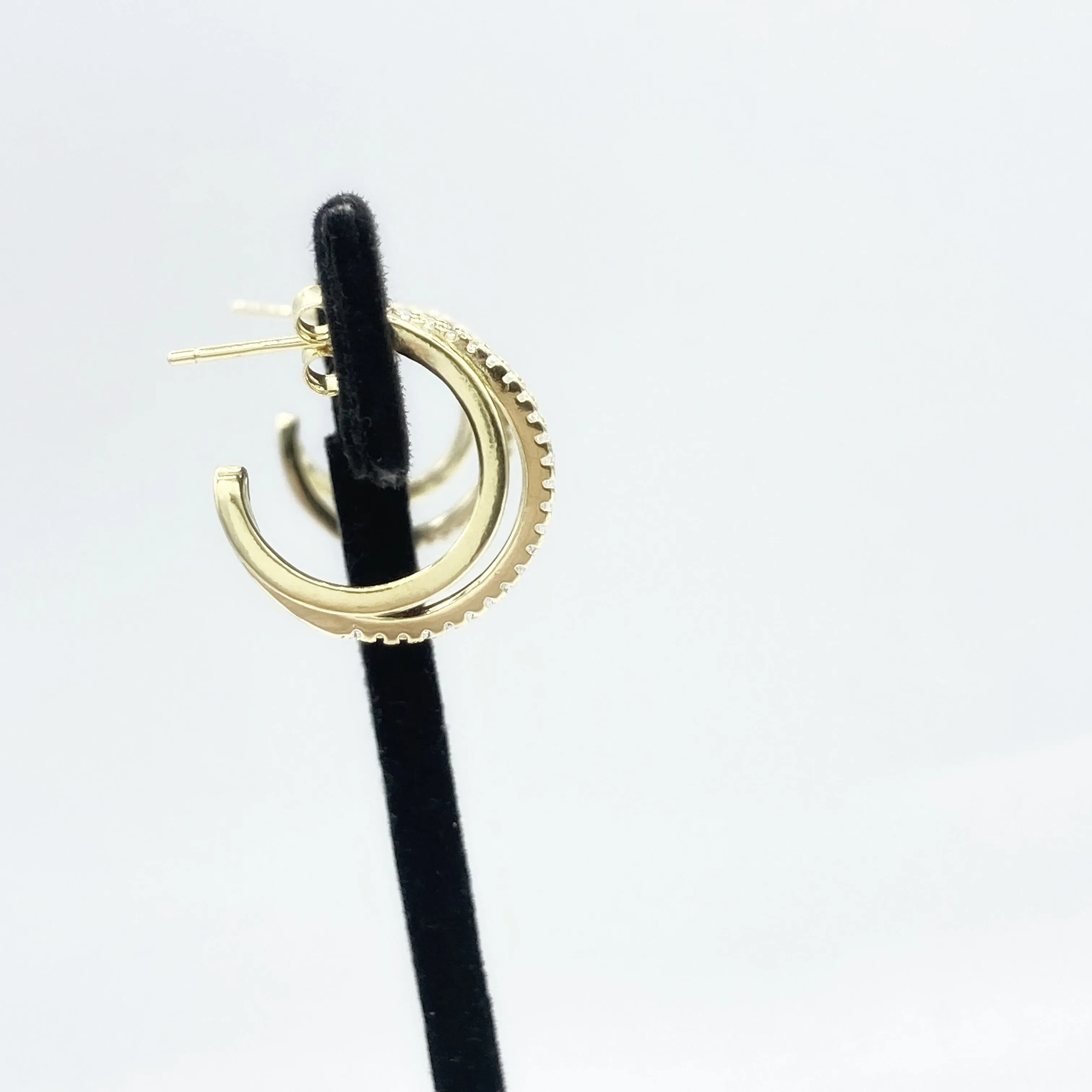 Double Hoop Earrings - Small