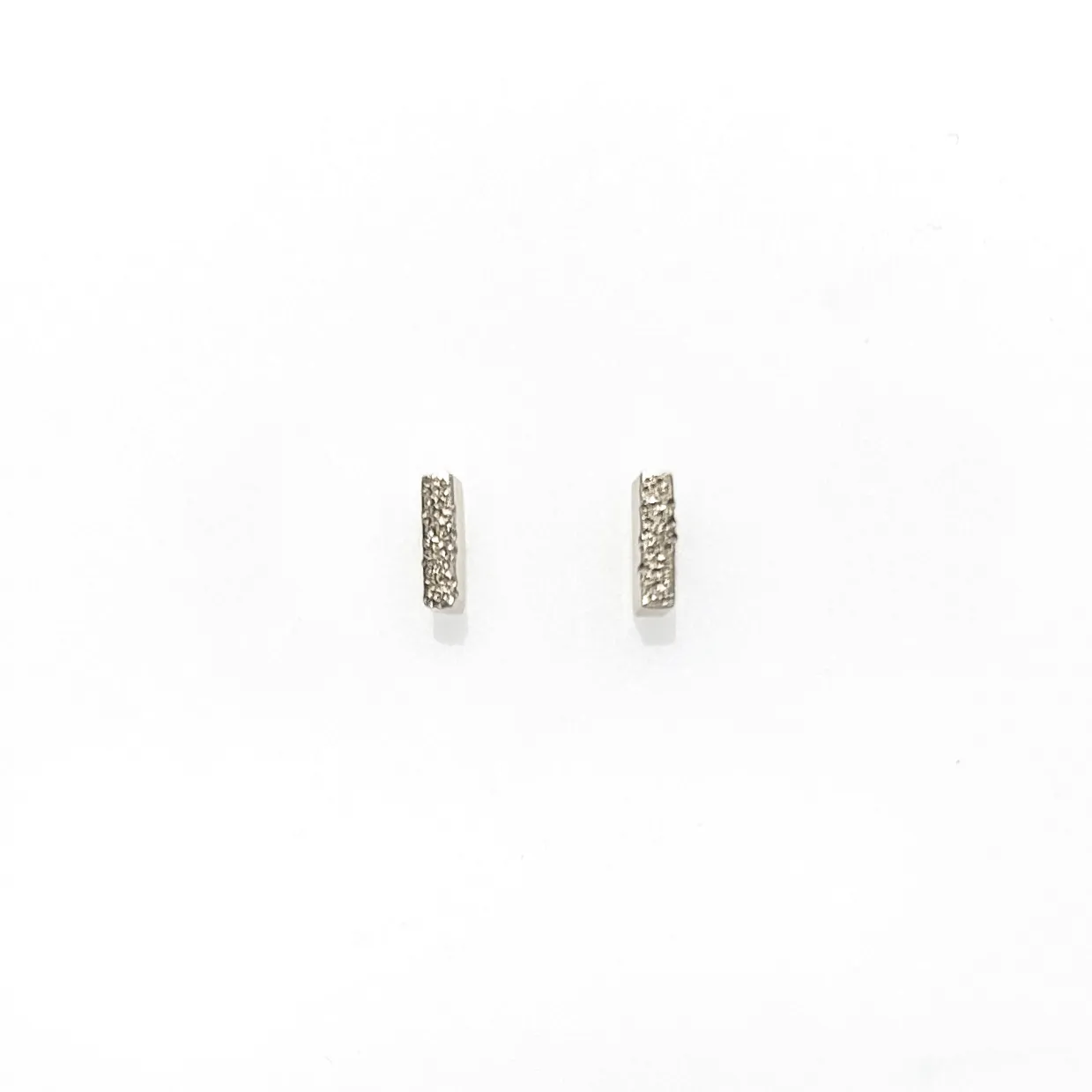 Dusted Column Stud - Sterling