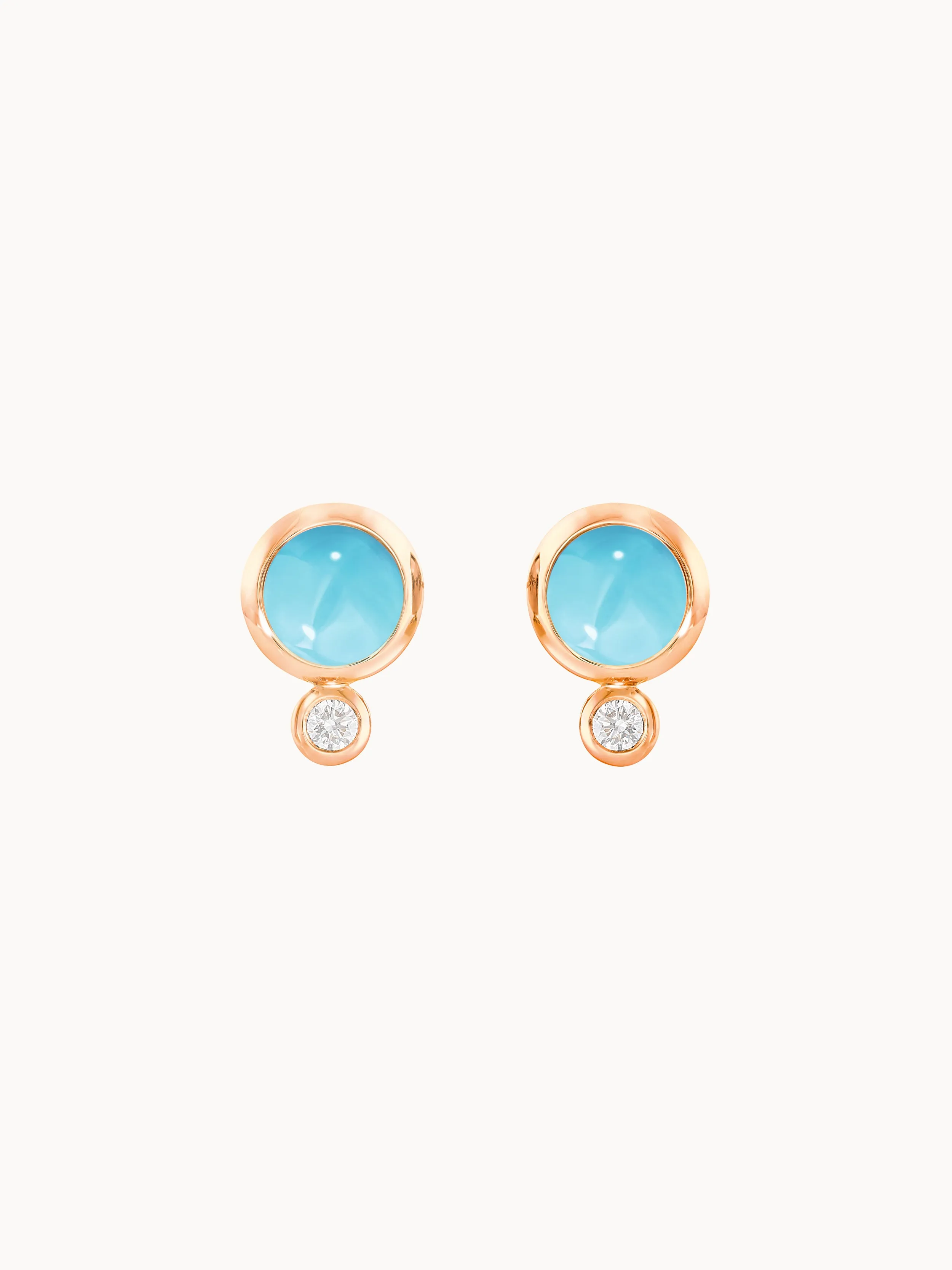 Earrings BOUTON Turquoise / Classic Turquoise