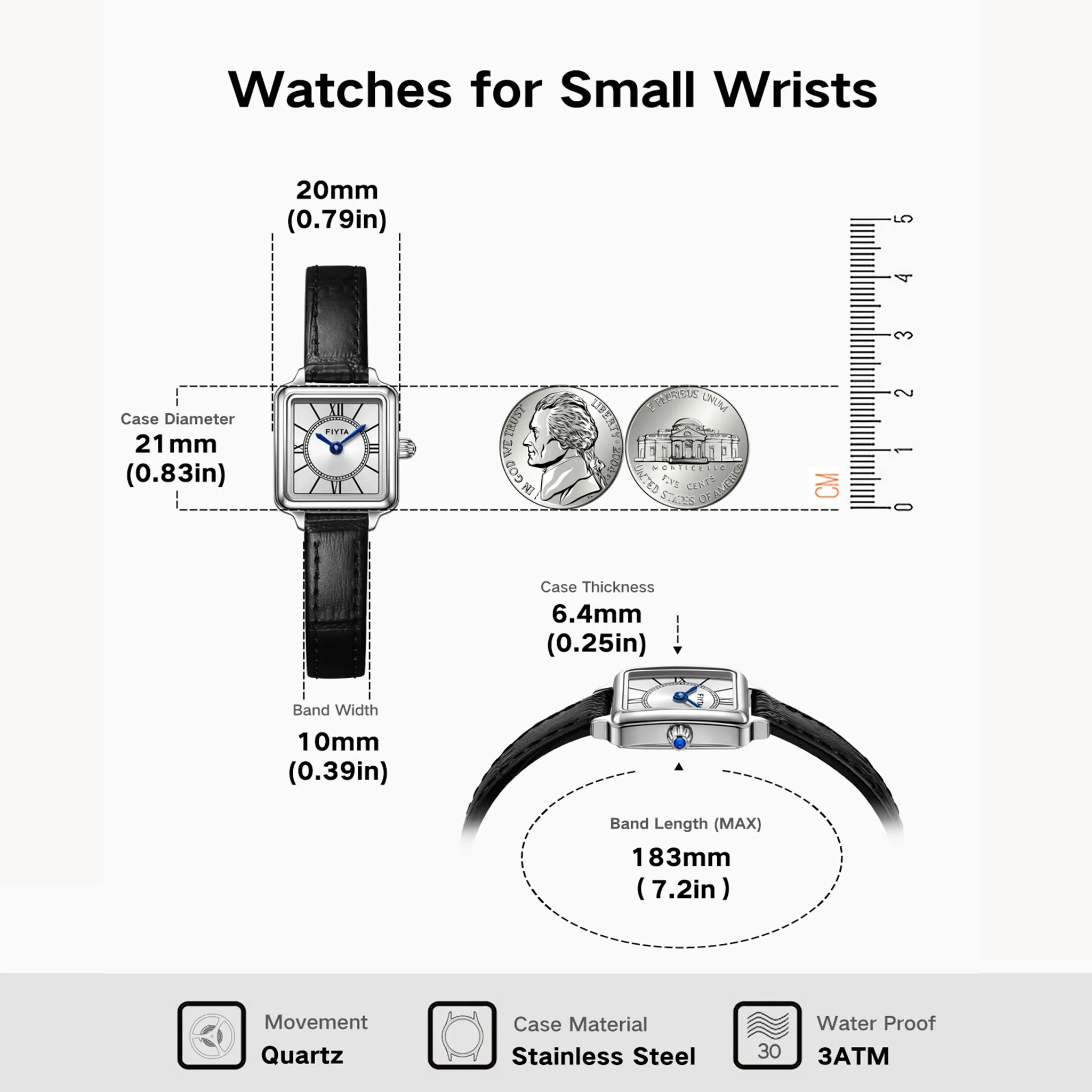 Eclipse Series Watches for Women Leather Watch