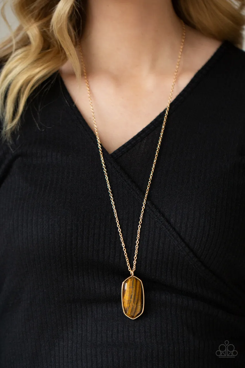 Elemental Elegance Brown Paparazzi Necklace