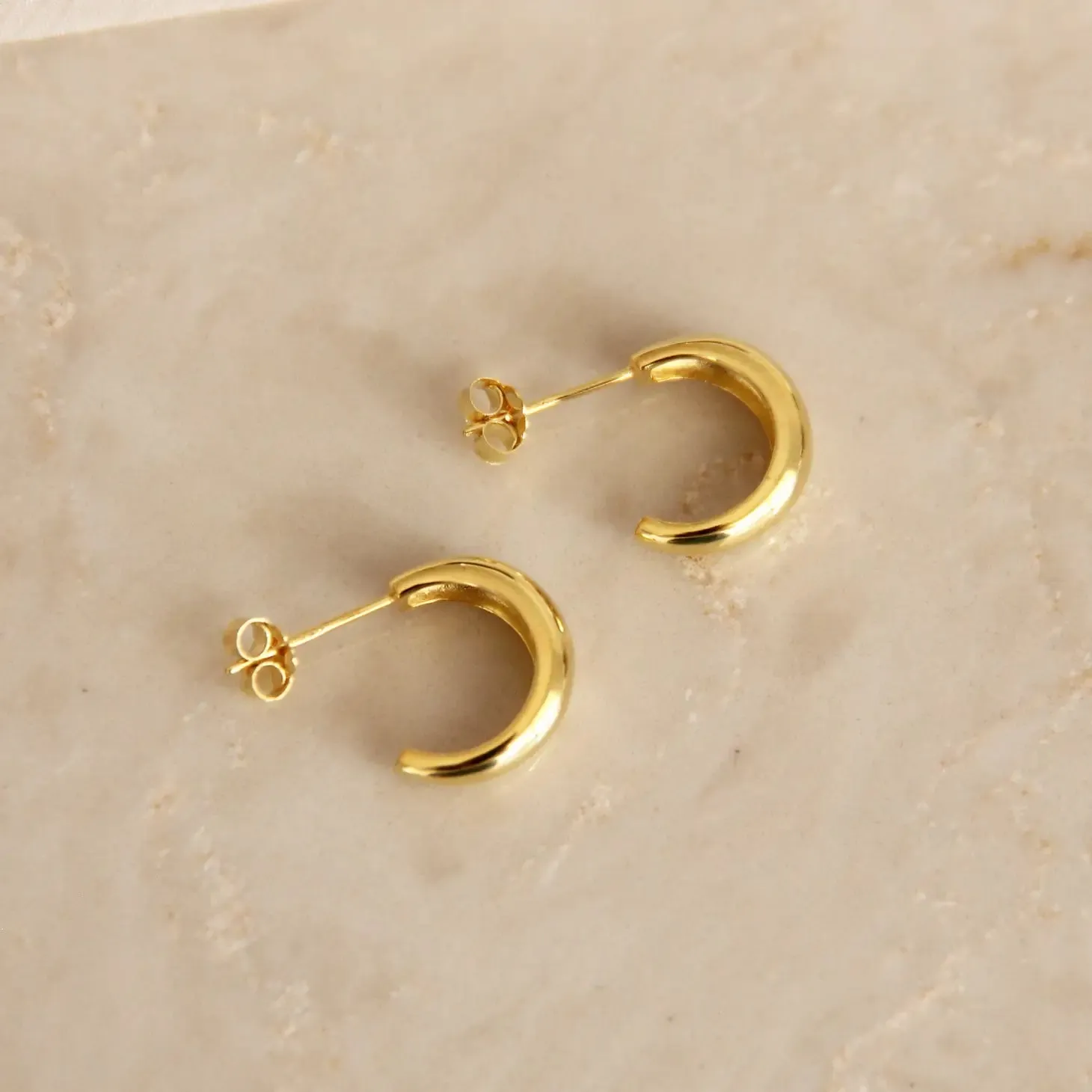 emery semi hoop earrings