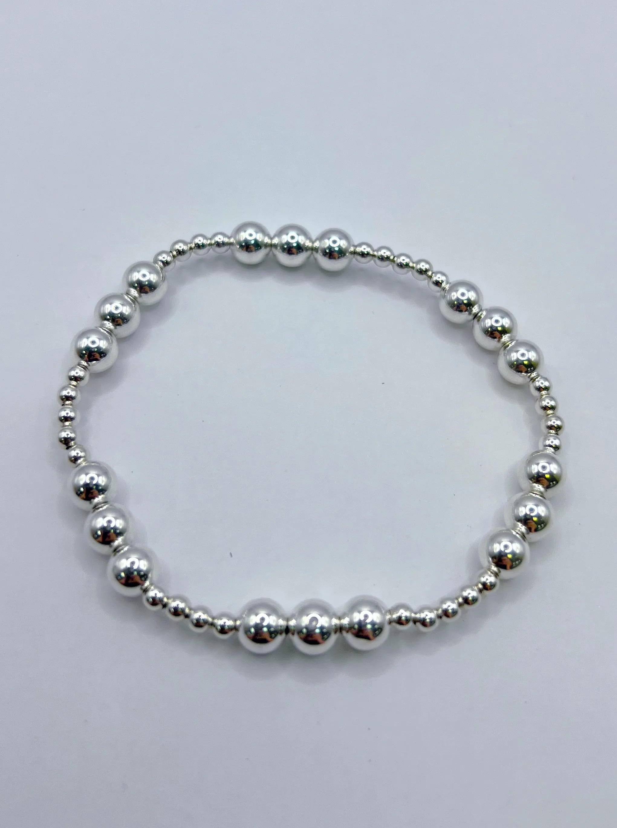 Enewton Joy Pattern 6mm Bead Bracelet Sterling