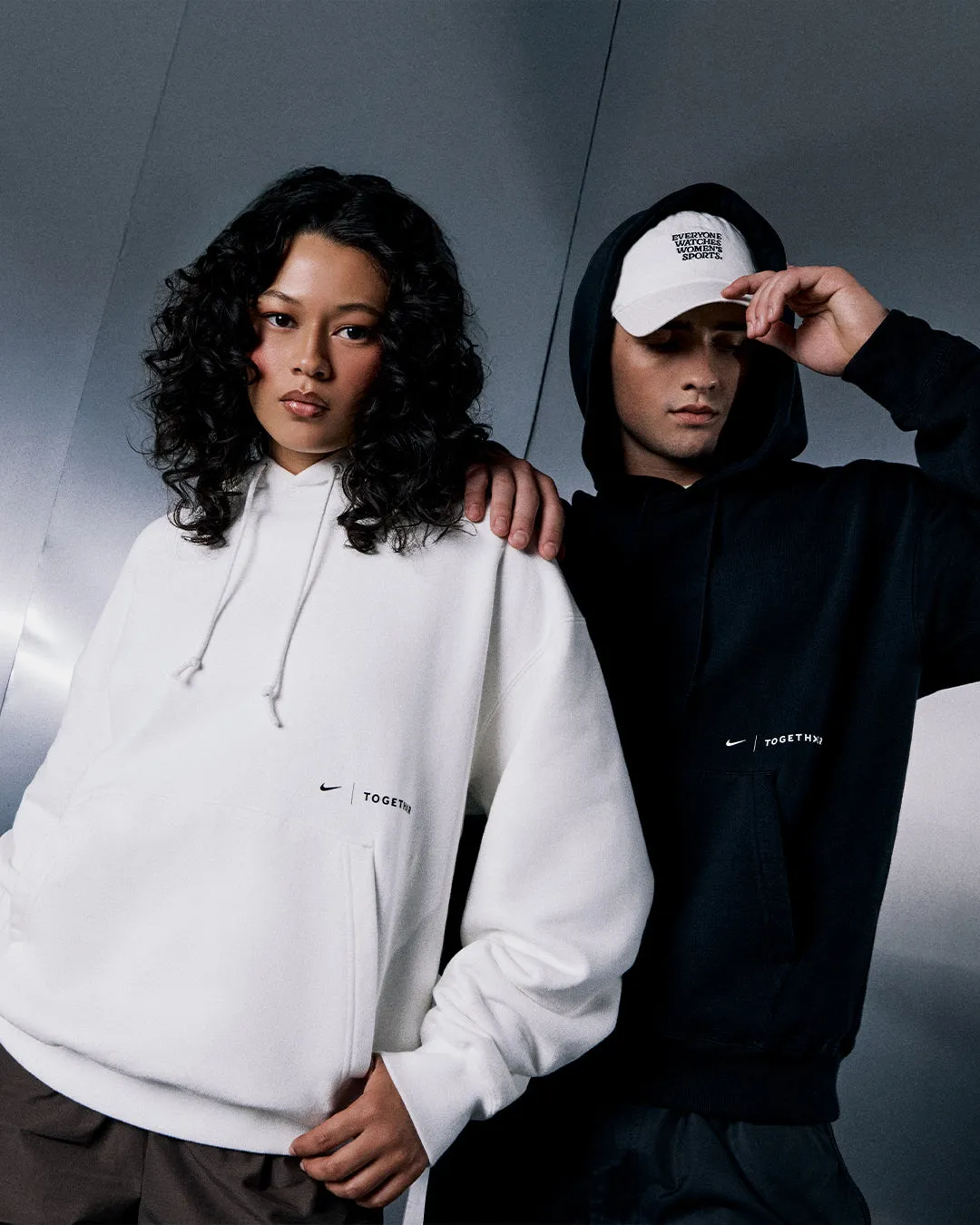 Everyone Watches Women's Sports™ White Hoodie