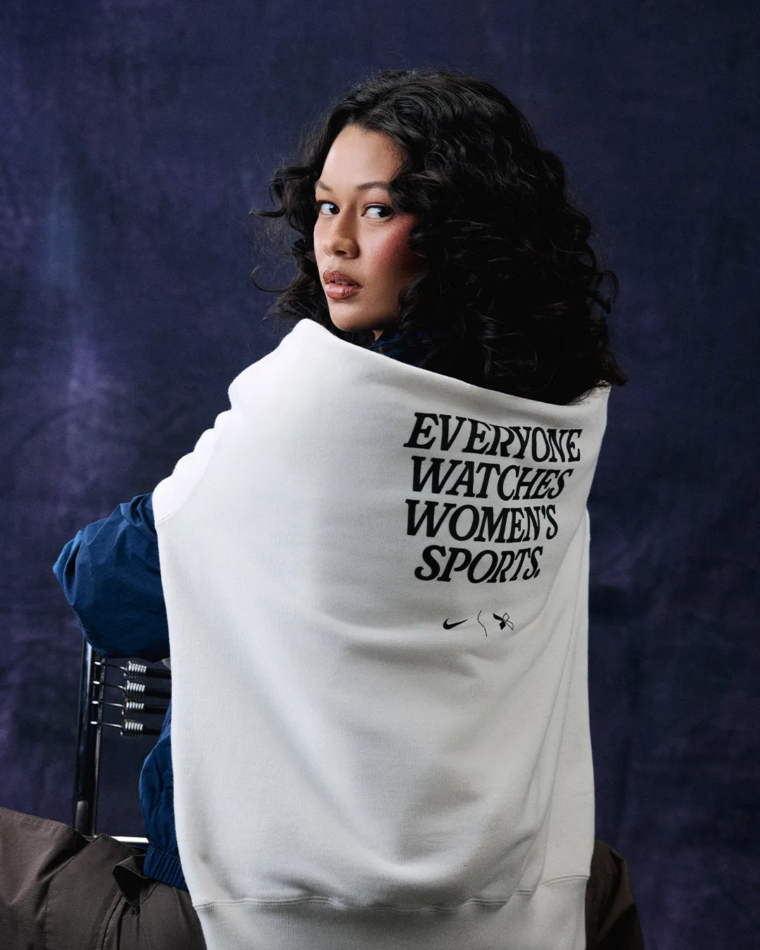 Everyone Watches Women's Sports™ White Hoodie
