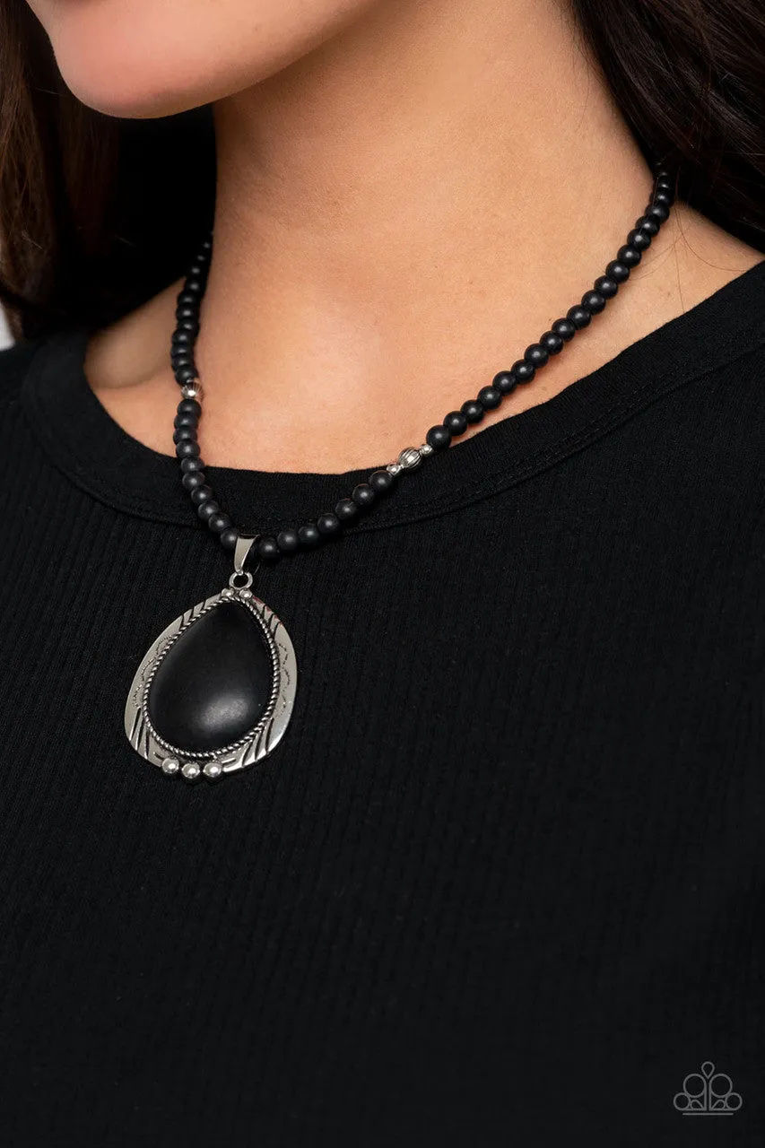 Evolution Black Paparazzi Necklace