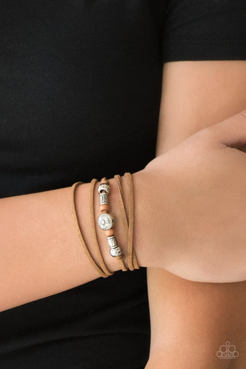 Find Your Way Brown Paparazzi Bracelet