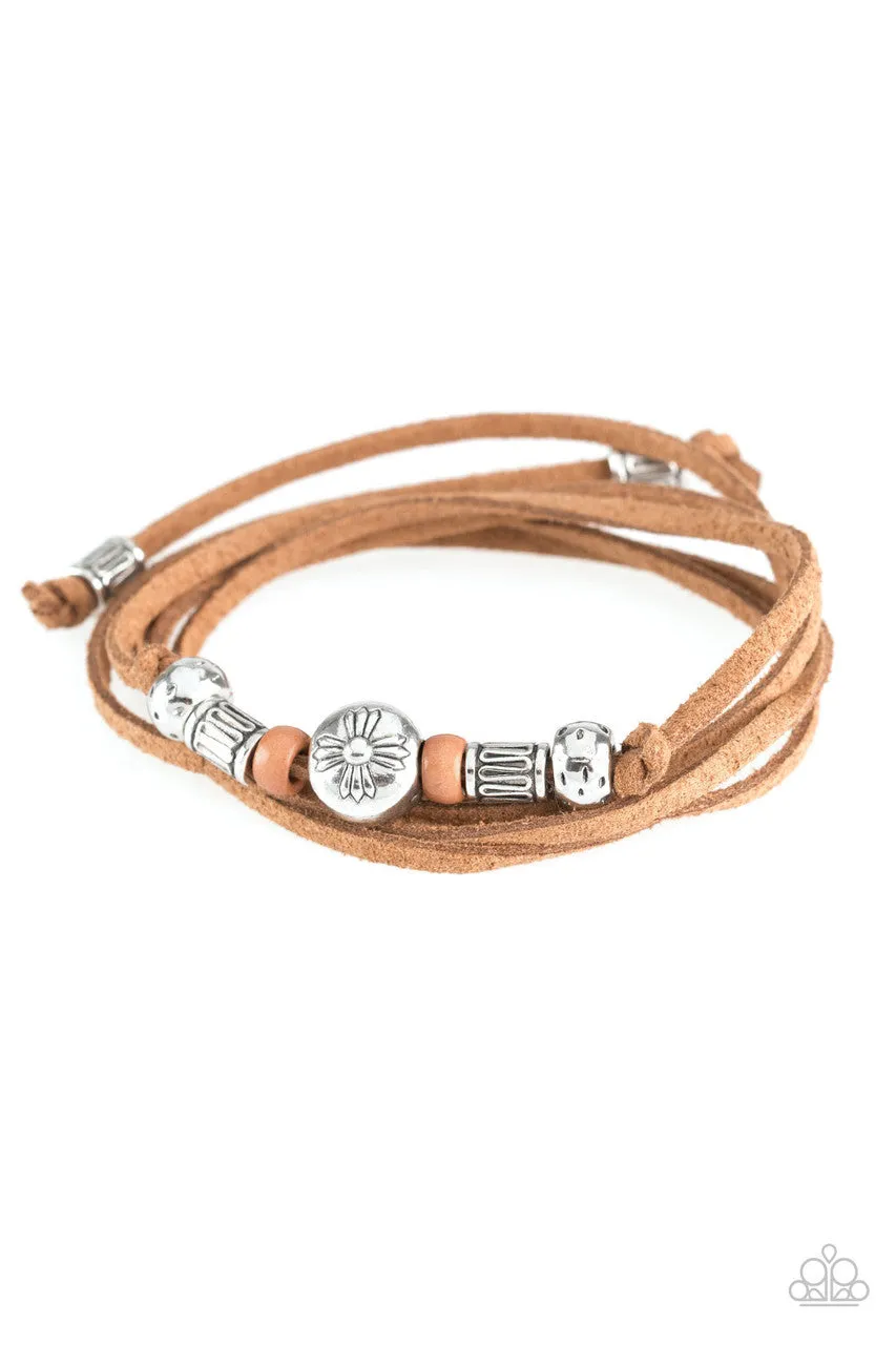 Find Your Way Brown Paparazzi Bracelet