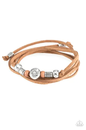 Find Your Way Brown Paparazzi Bracelet