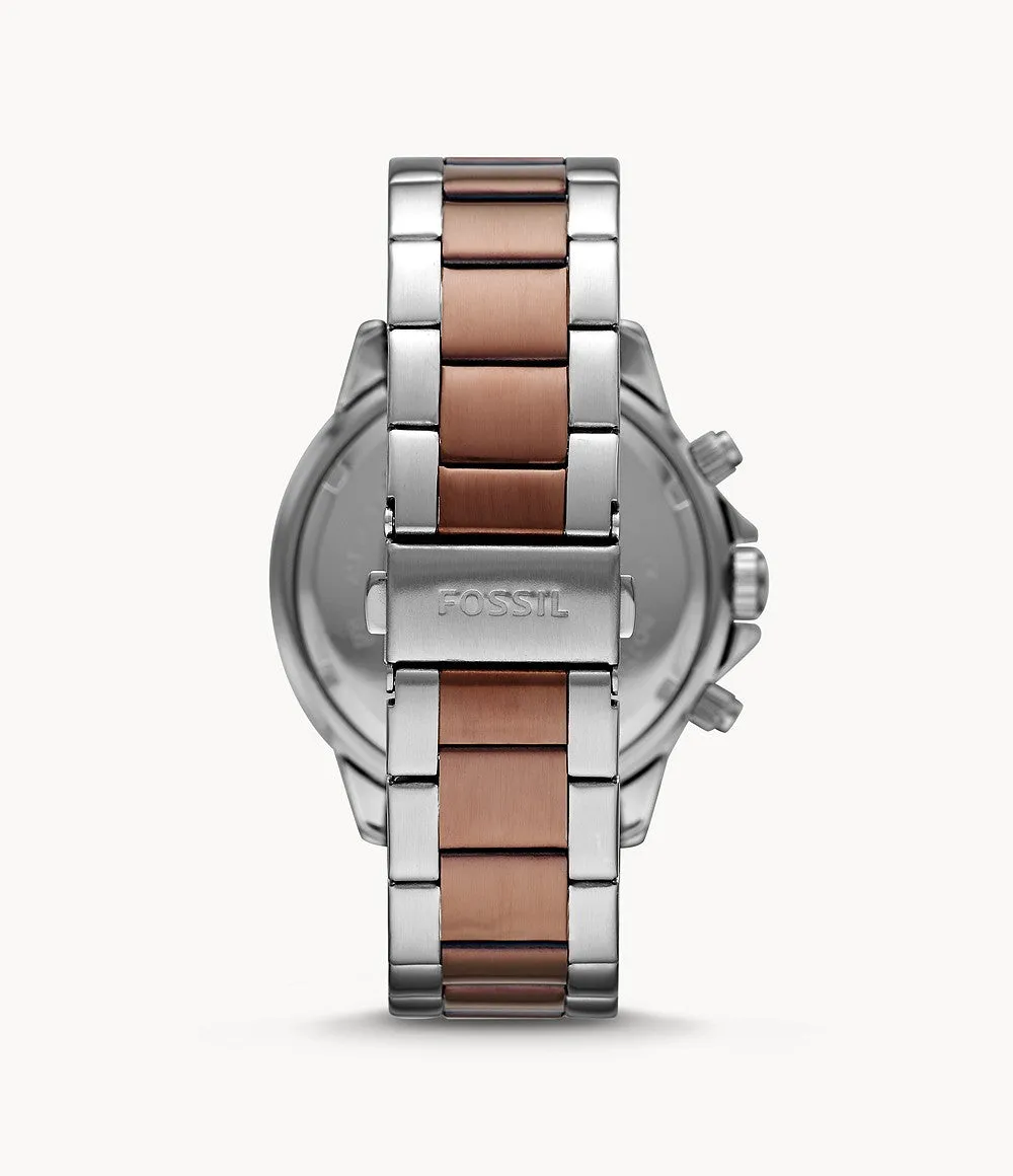 Fossil Bannon Multifunction Copper-Tone Stainless Steel Men's Watch BQ2502