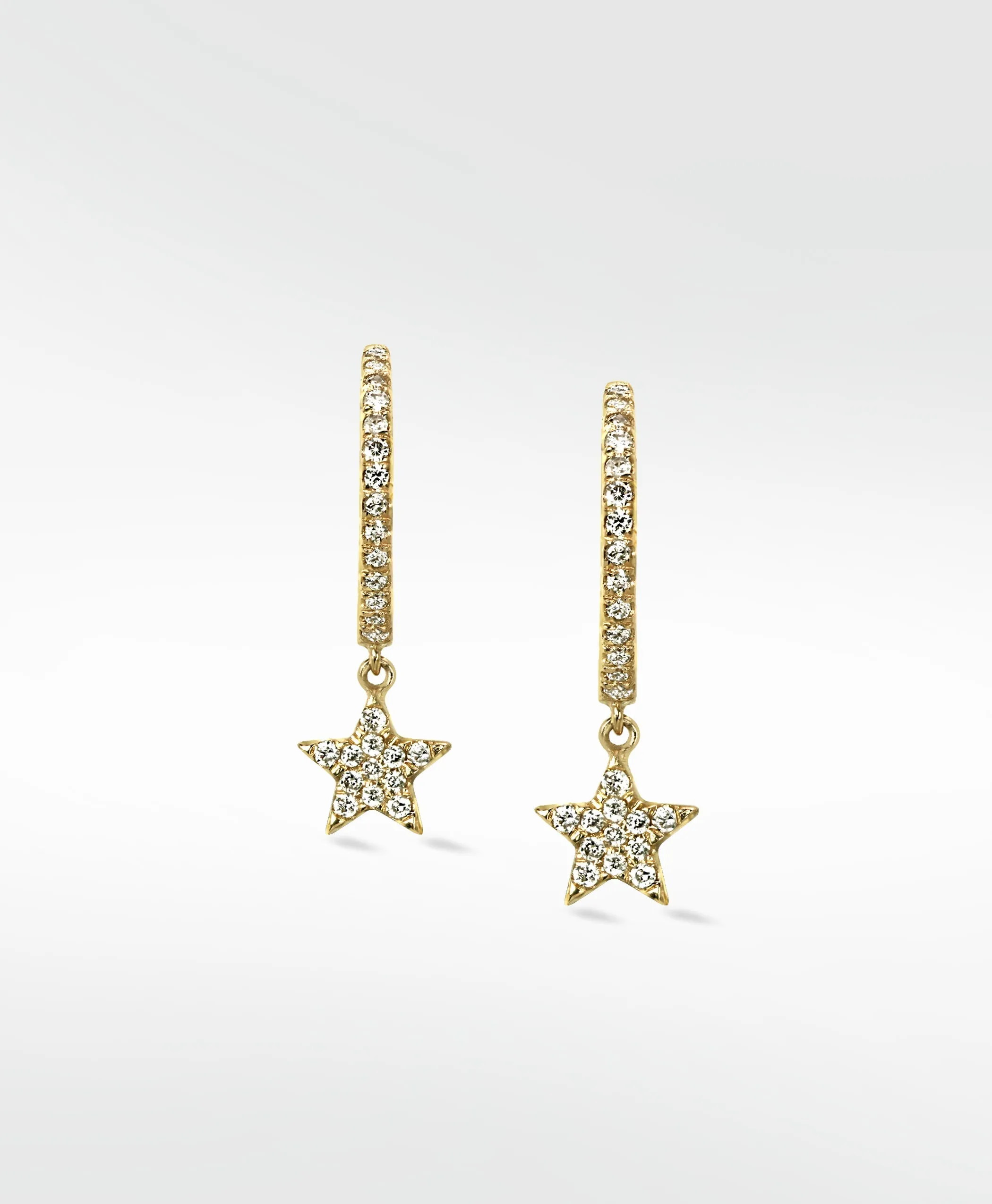 Galaxy Gold Hoops