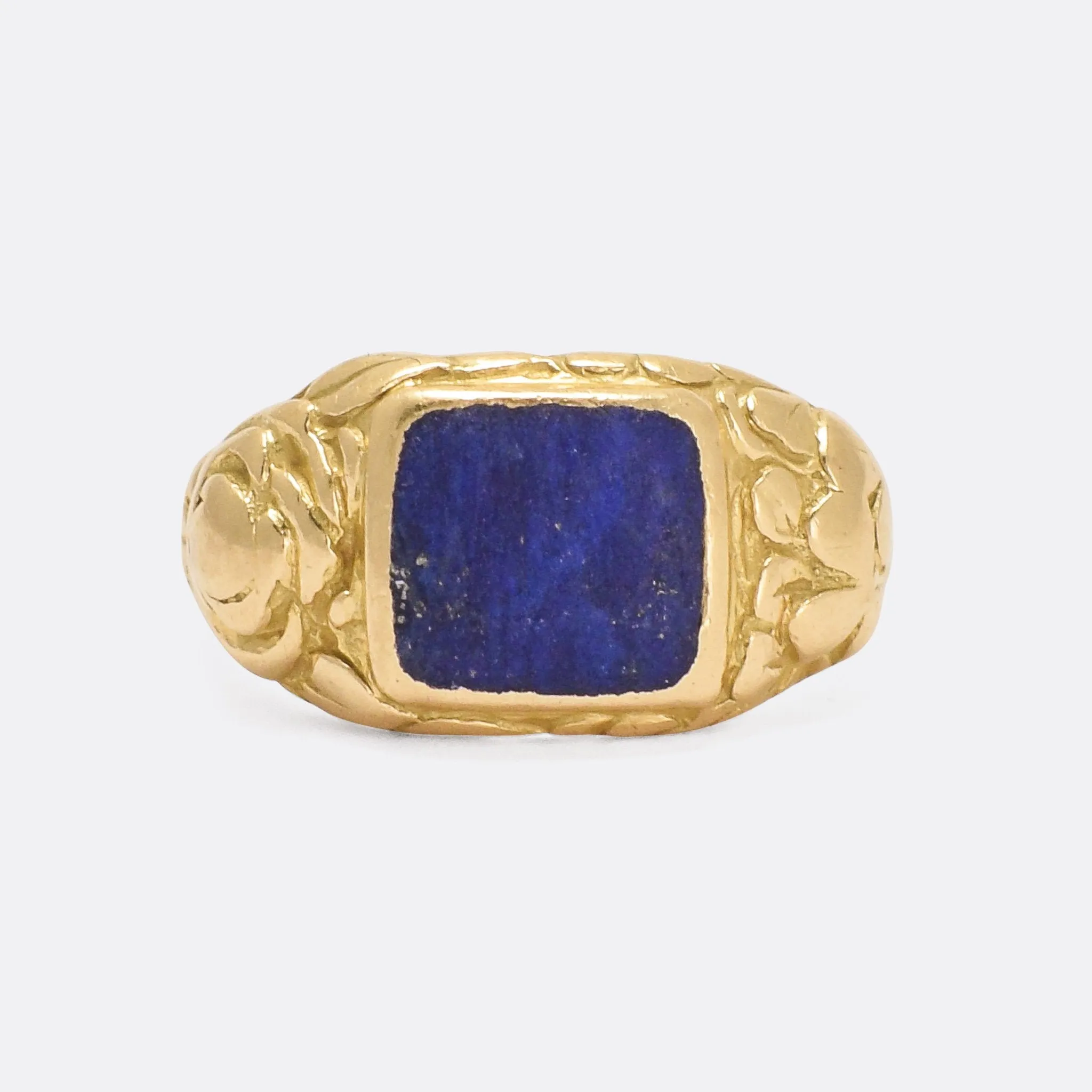 Georgian Lapis Lazuli Signet Ring