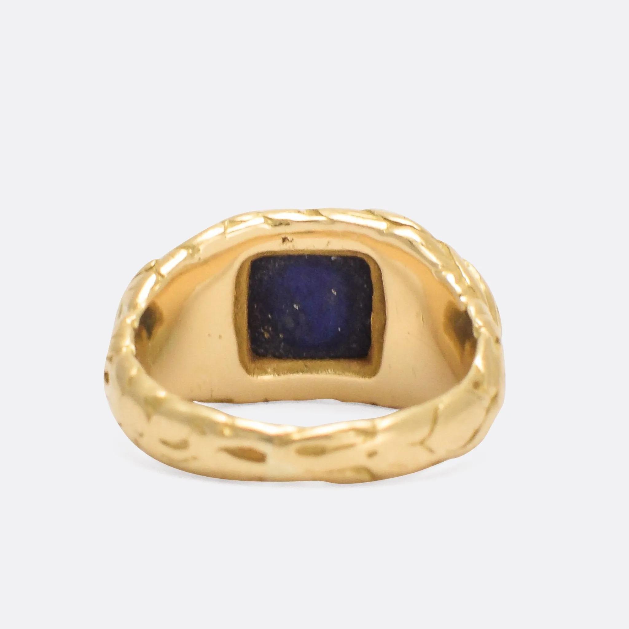 Georgian Lapis Lazuli Signet Ring