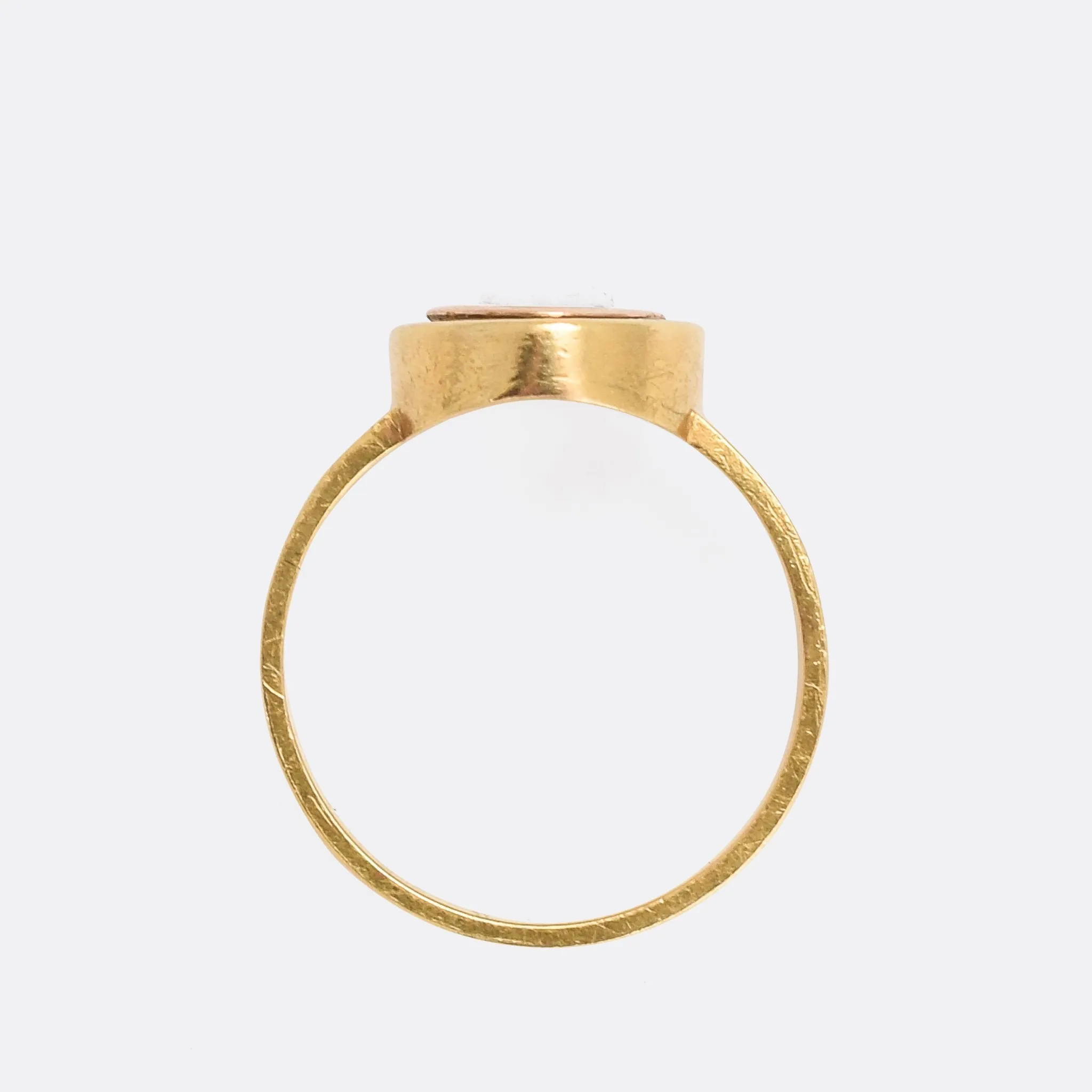 Georgian Onyx Cameo Fede Ring