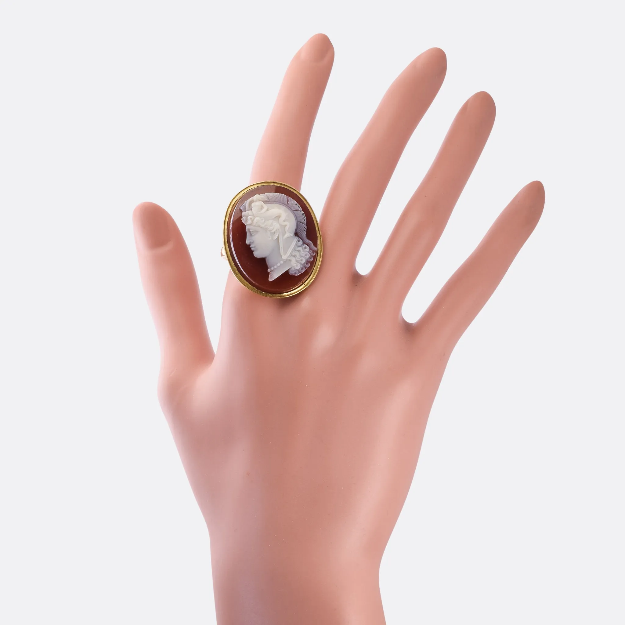 Georgian "Thessalonike of Macedon" Cameo Ring