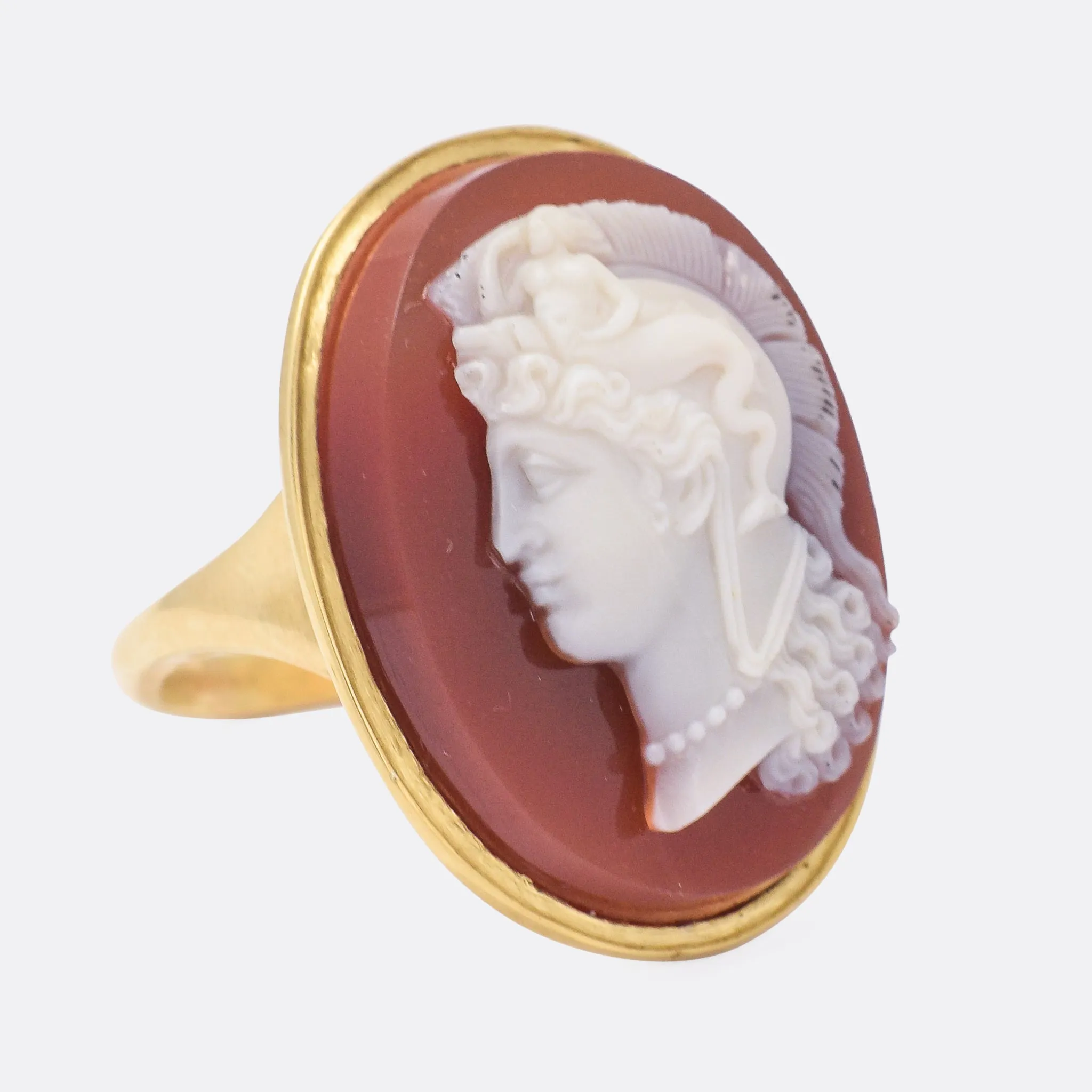 Georgian "Thessalonike of Macedon" Cameo Ring