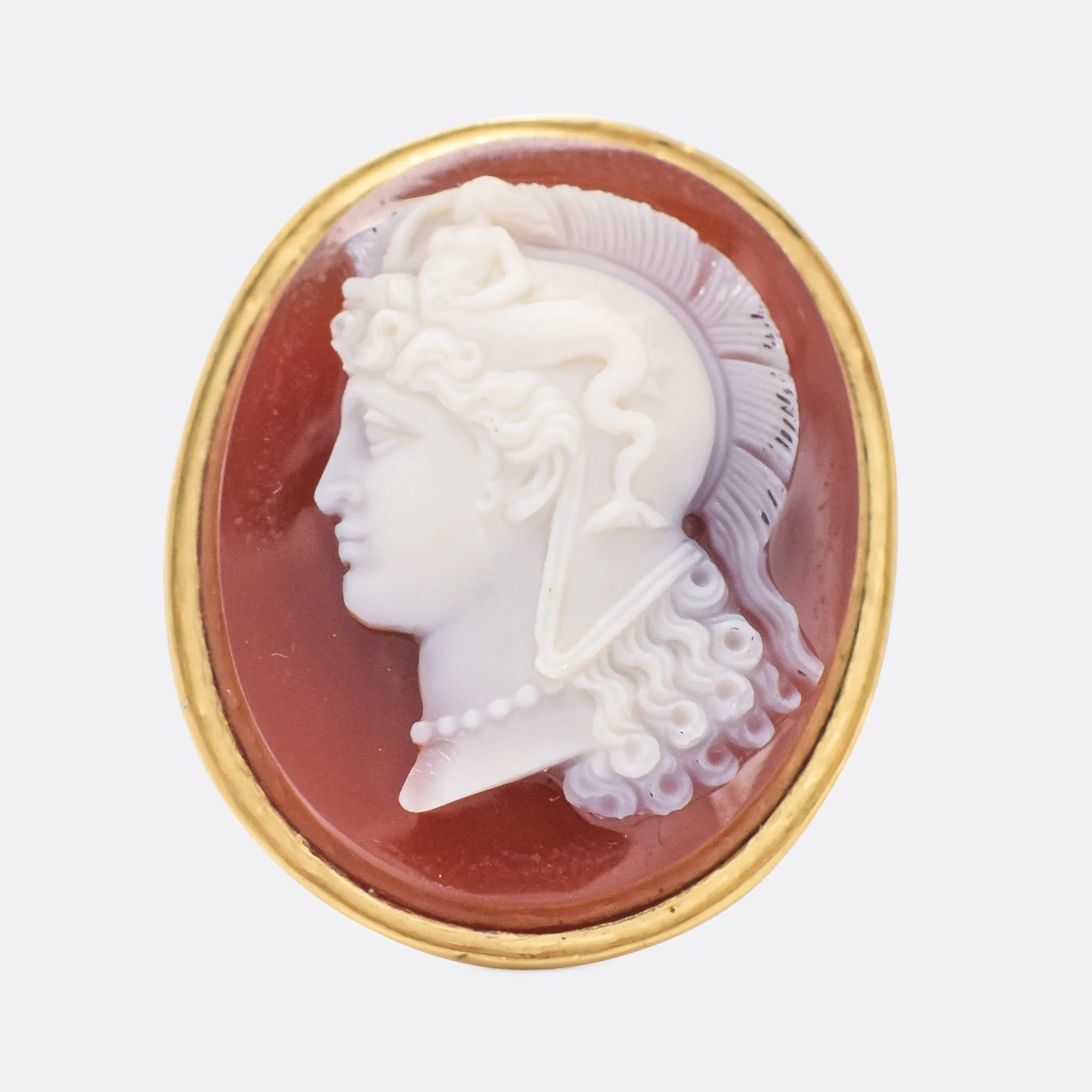 Georgian "Thessalonike of Macedon" Cameo Ring
