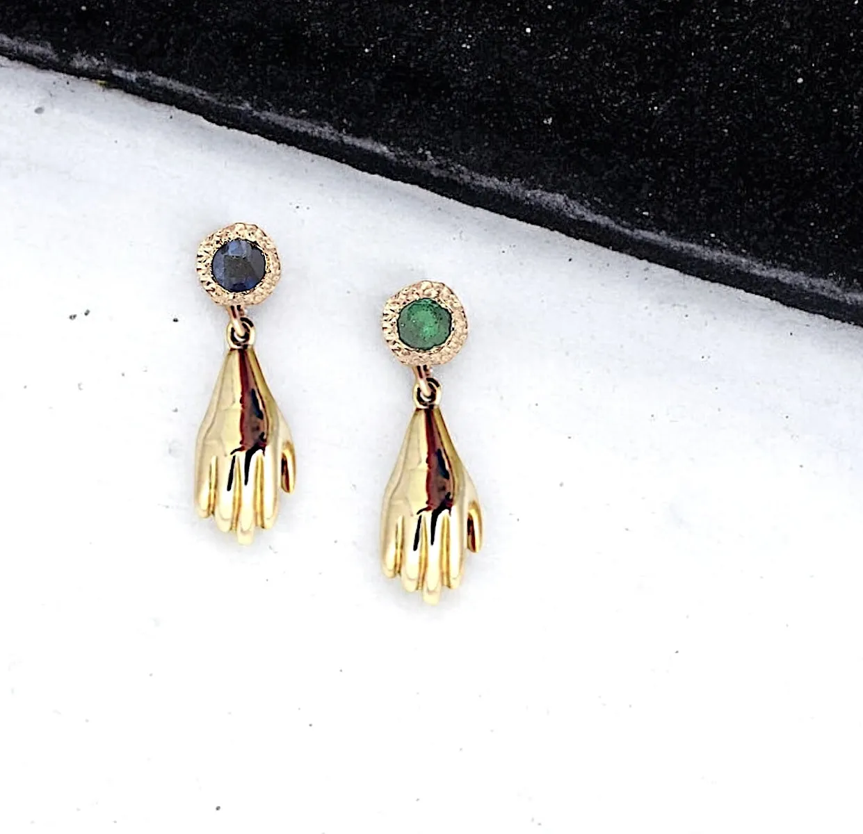 Giving Hand Drop Earrings