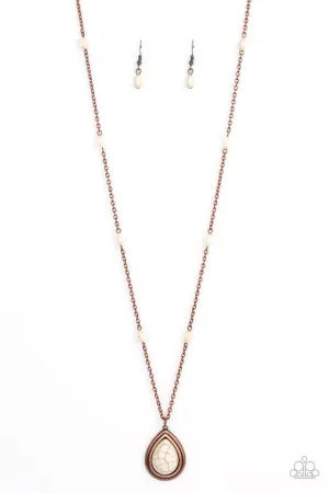 Go Tell it on the MESA Copper Paparazzi Necklace