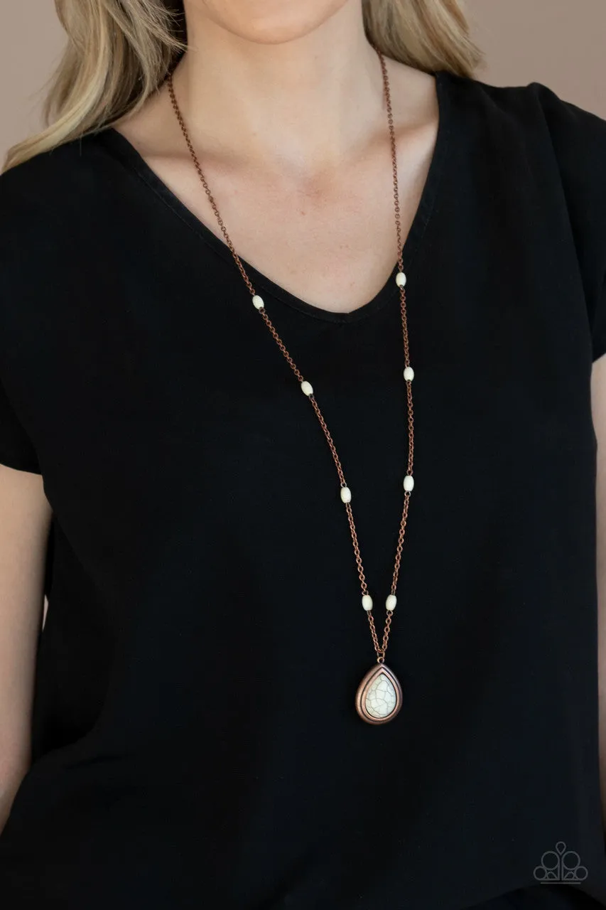 Go Tell it on the MESA Copper Paparazzi Necklace