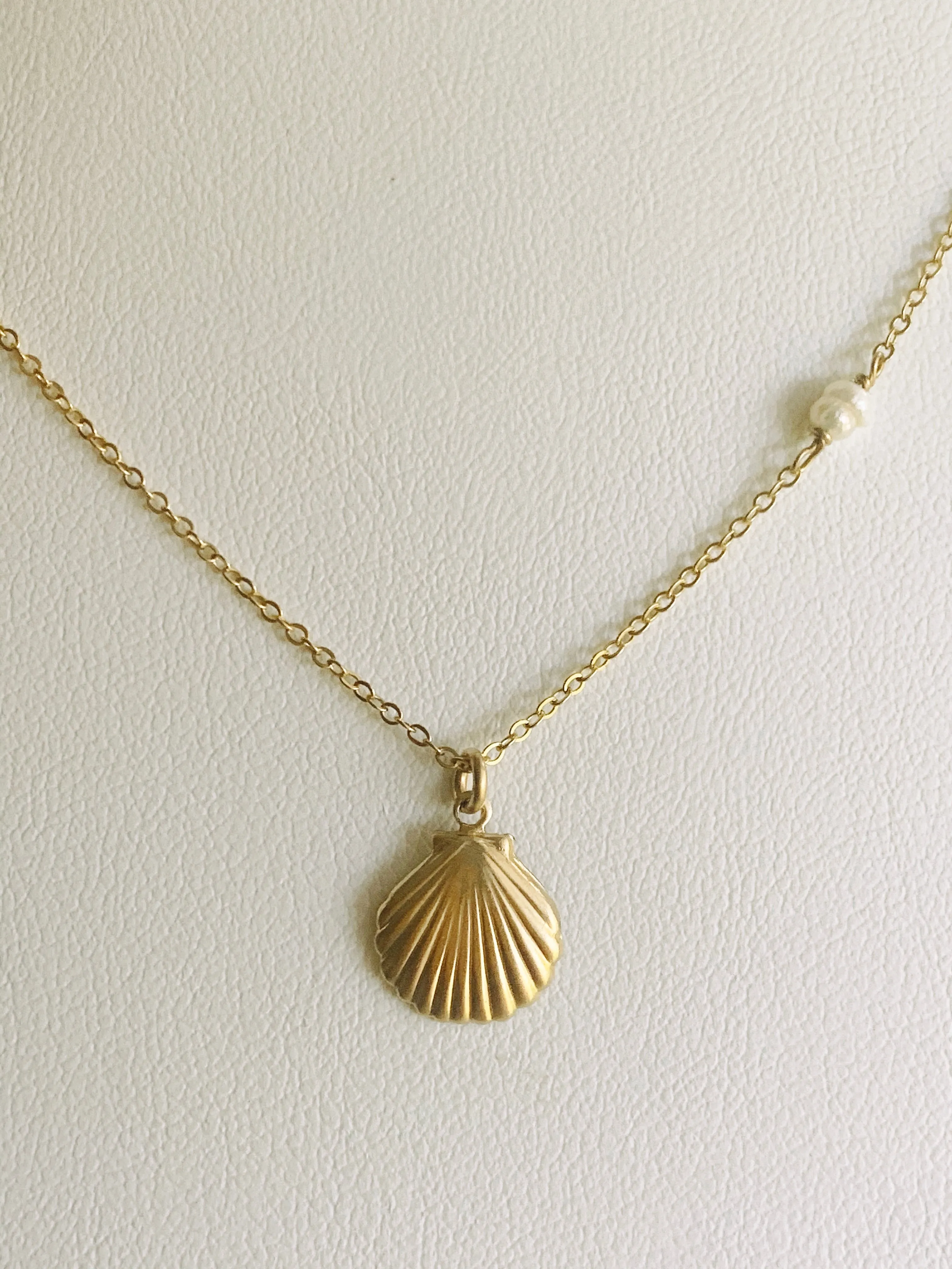 Gold Shell Necklace