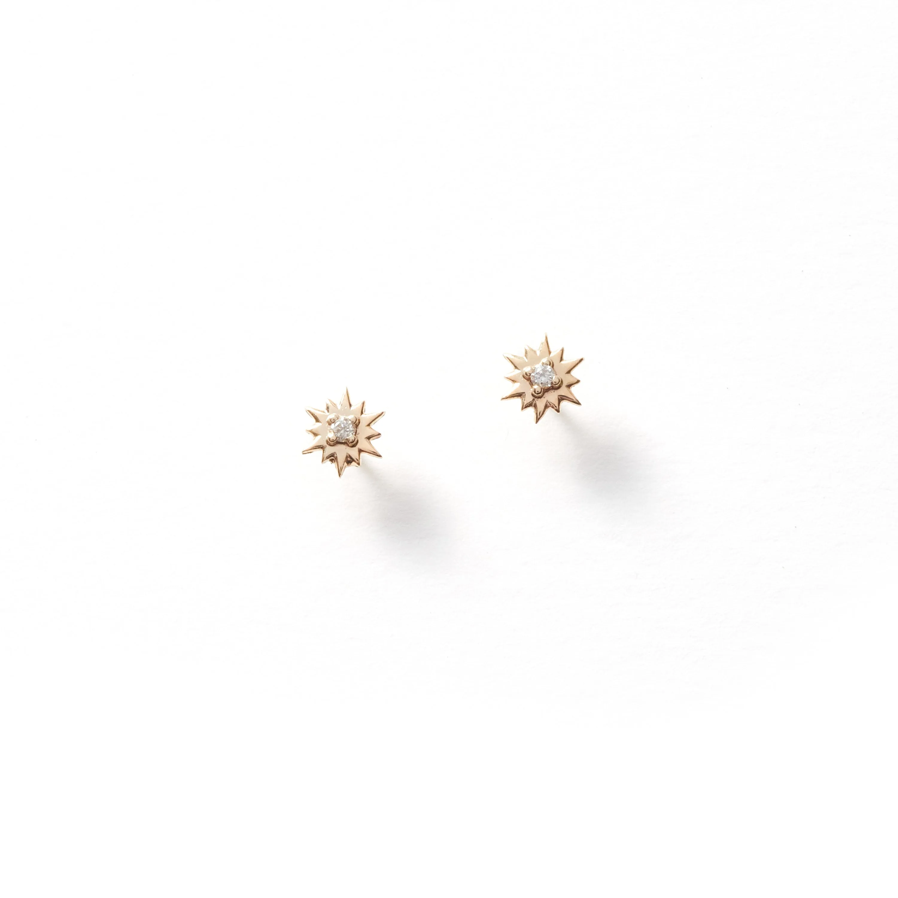 Gold Shooting Star Earrings