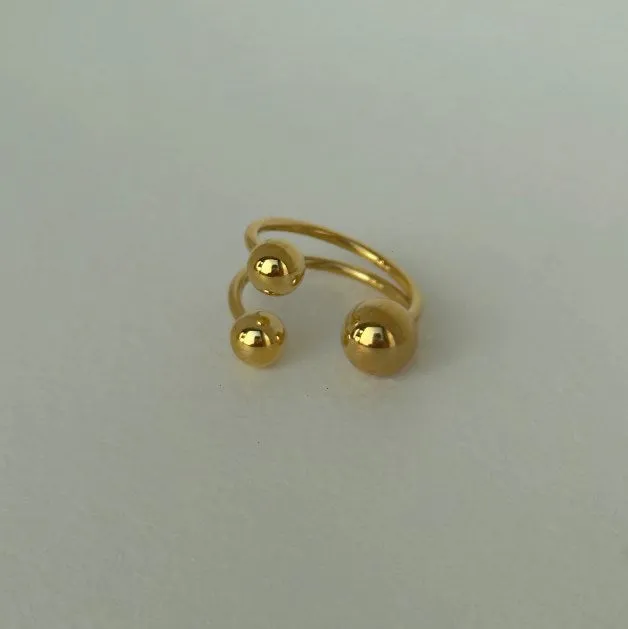 Golden Dazzle Open Rings