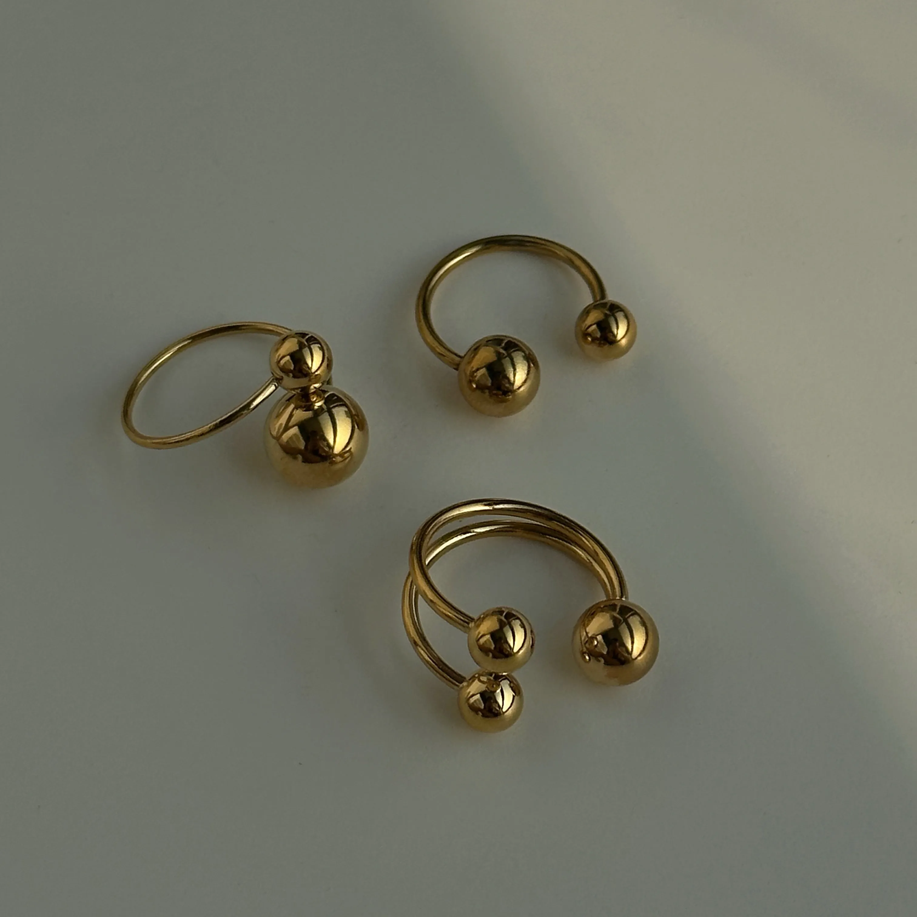 Golden Dazzle Open Rings