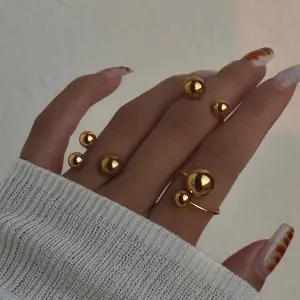 Golden Dazzle Open Rings
