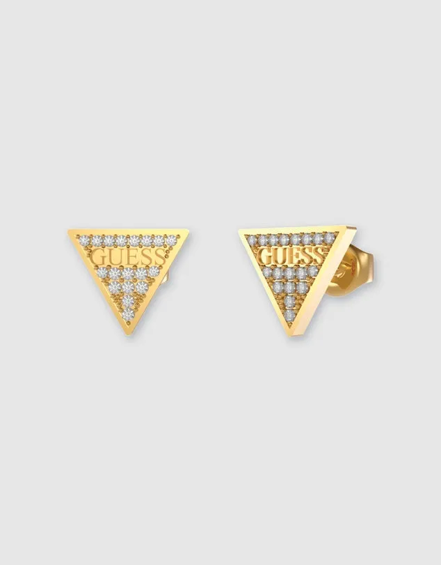 Guess Logo Triangle Studs