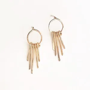 Hammered Fringe Studs