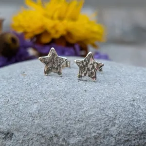 Hammered Stud Earrings